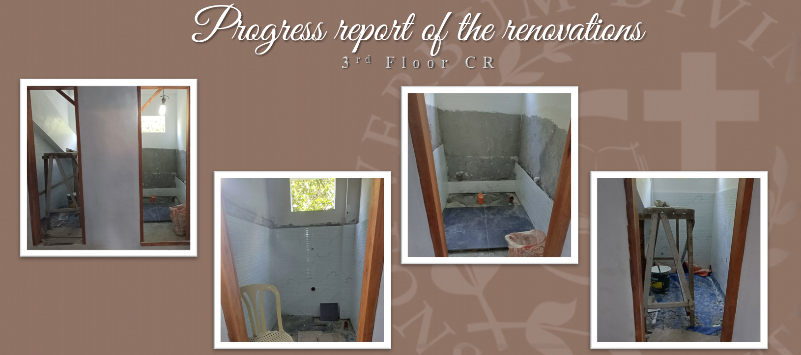 Progress report on the Renovations (3rd Floor CR)